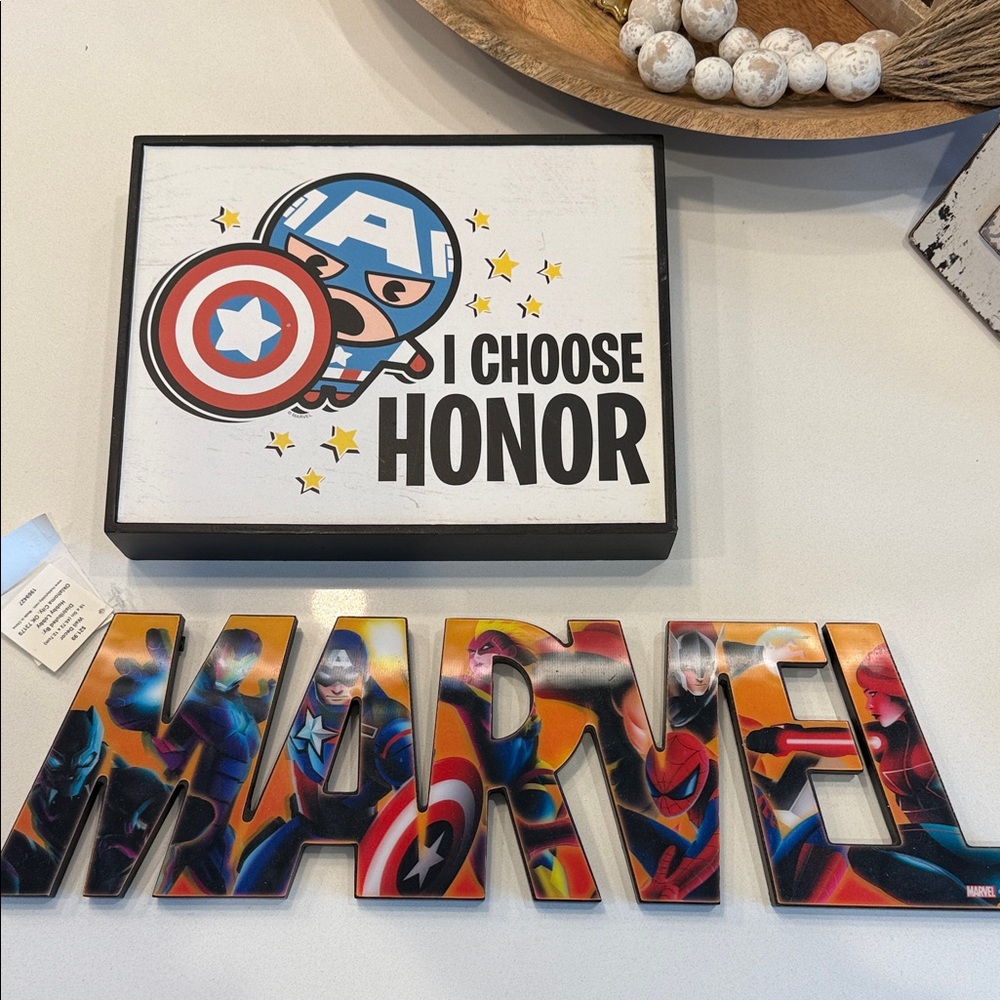 Marvel Wood Wall Art